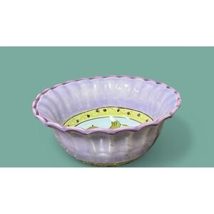 Certified International Margaret Le Van Designs Large Serving Salad Bowl Floral